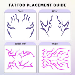 PUREHAIR waterproof temporary tattoos stay vibrant during sweat and movement.