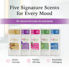 Purelygreat lavender deodorant stick family-friendly use for men and women.