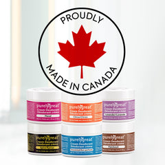 Purelygreat Lavender Scented Cream Deodorant texture swipe demonstrates smooth application