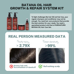 PureNaturis Batana Oil Leave-in Spray bottle for frizz control.