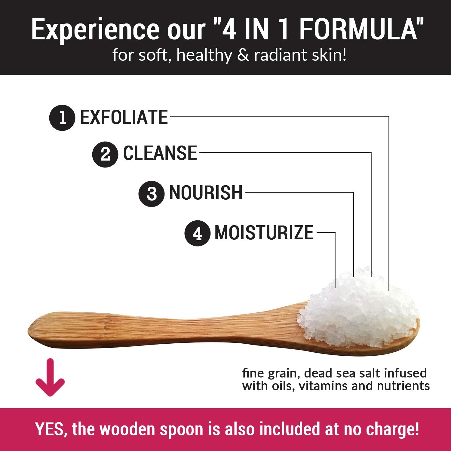 PureSCRUBS round loofah pad for buffing away dry skin
