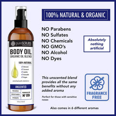 pureSCRUBS unscented oil on nails and cuticles nourishes gently.