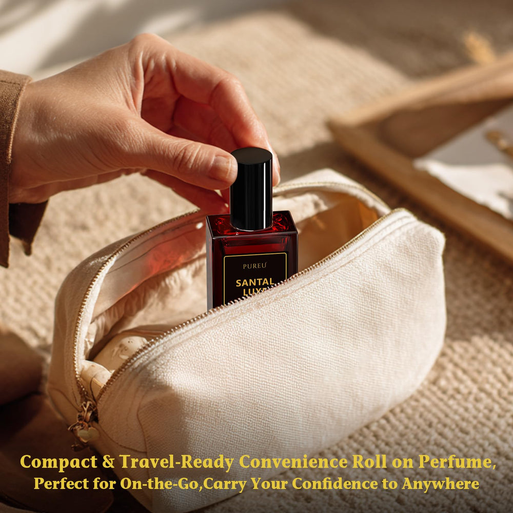 PUREU compact bottle fits handbags and pockets for convenience