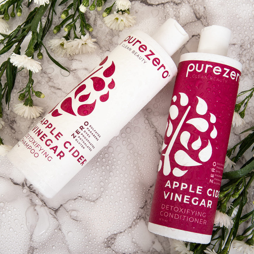 Color-treated hair benefits from Purezero color-safe formula