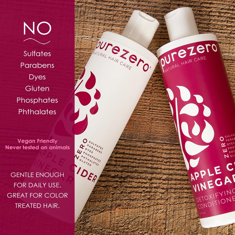 Purezero Apple Cider Vinegar set packaging highlighting detox and hydration