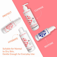 Purezero before and after skin texture improvement example