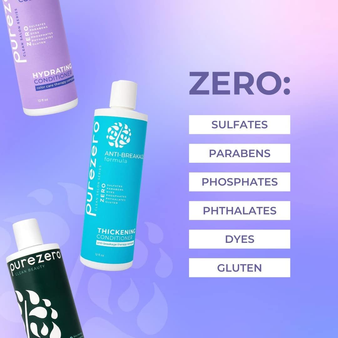 Purezero Curl Cream pump enables easy application while reducing frizz.