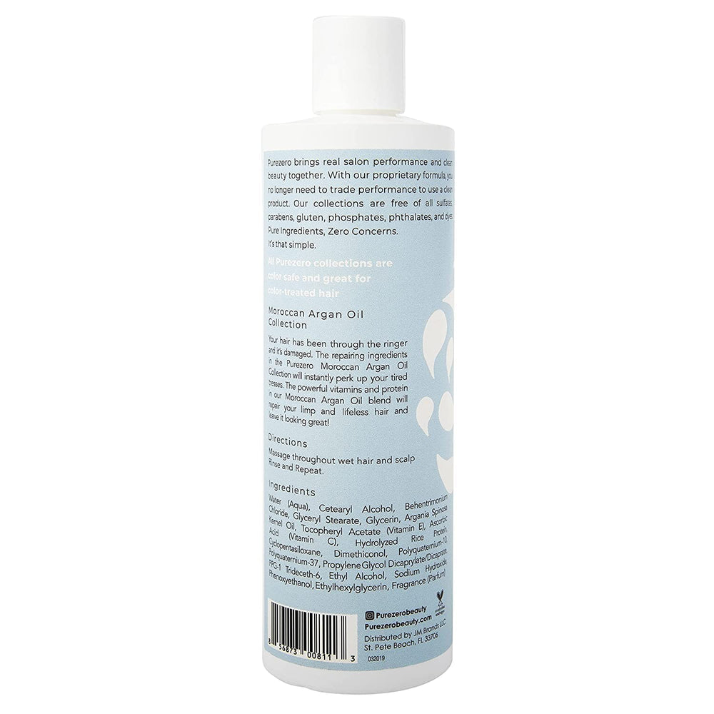Purezero made in USA certification badge on product label