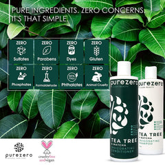 Purezero Tea Tree and Matcha Set packaging showcasing the duo.