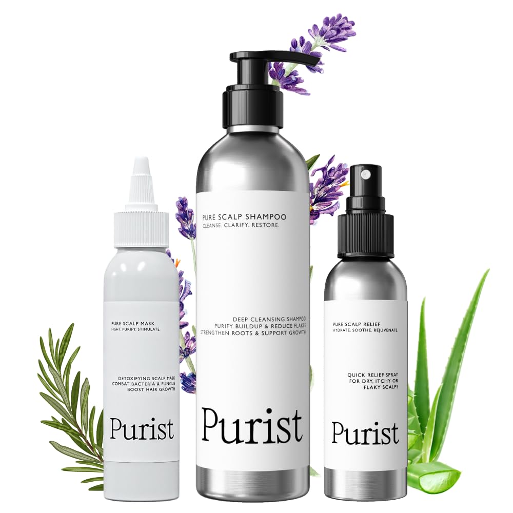 Purist Dandruff Care Trio Mask: detoxifies scalp for balanced hair