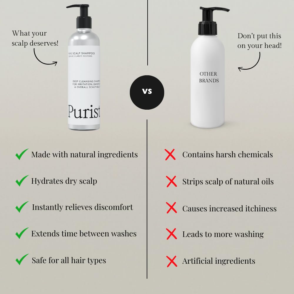 Purist Natural Shampoo color-safe care protecting tinted hair