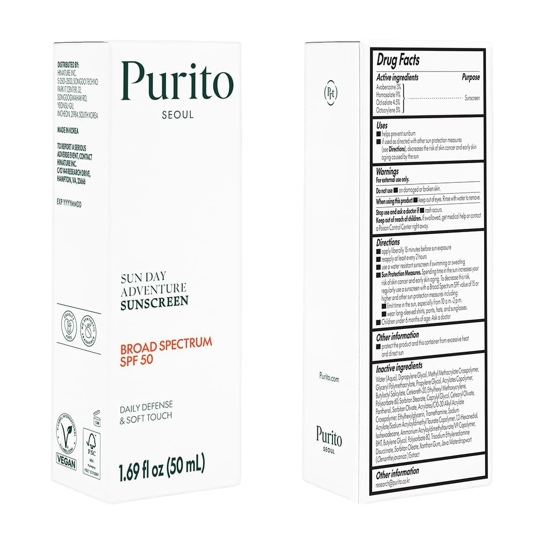 Purito vegan formula without animal-derived ingredients