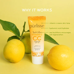 purlisse Light shade CC cream in 1-4oz compact