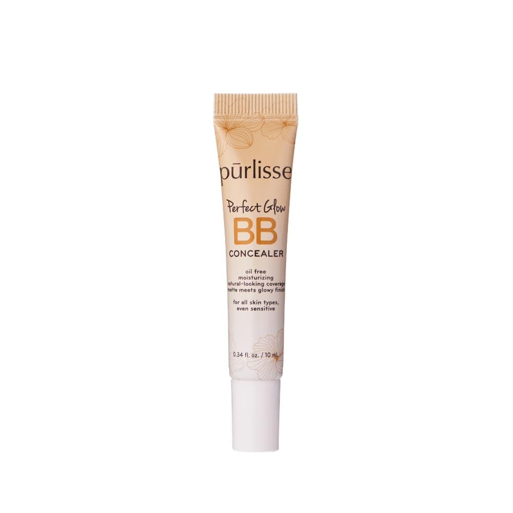 purlisse Perfect Glow BB Cream Concealer bottle front showing lightweight hydration for the under-eye