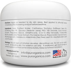 PurOrganica Urea 40% sandal-season-ready feet after use.