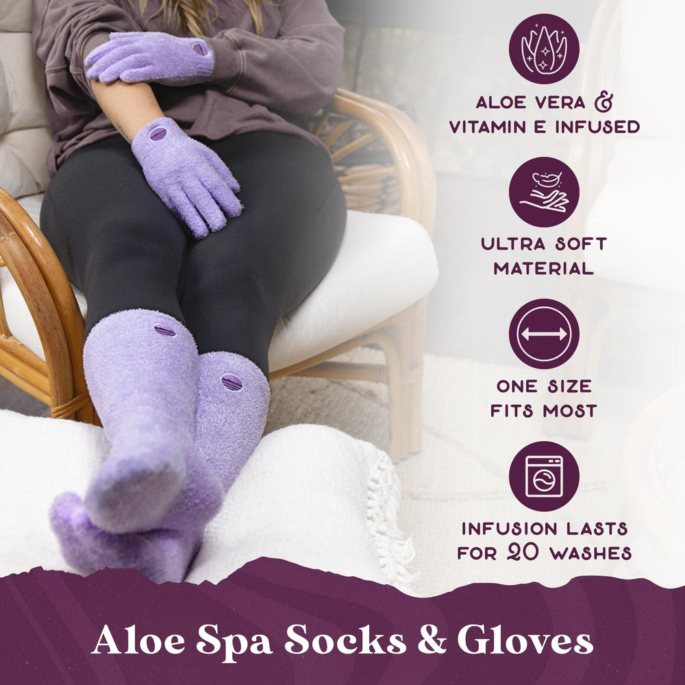 Purple Canyon essential oil blend promotes relaxing aromatherapy during at-home spa rituals.