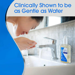 Purpose Gentle Cleansing Wash pump application for quick, skin-friendly cleansing.