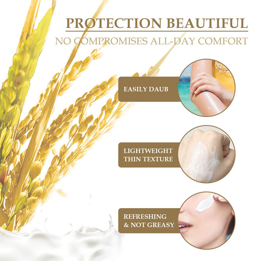 Putyhet Relief Sun SPF50 label close-up highlighting vegan formula.