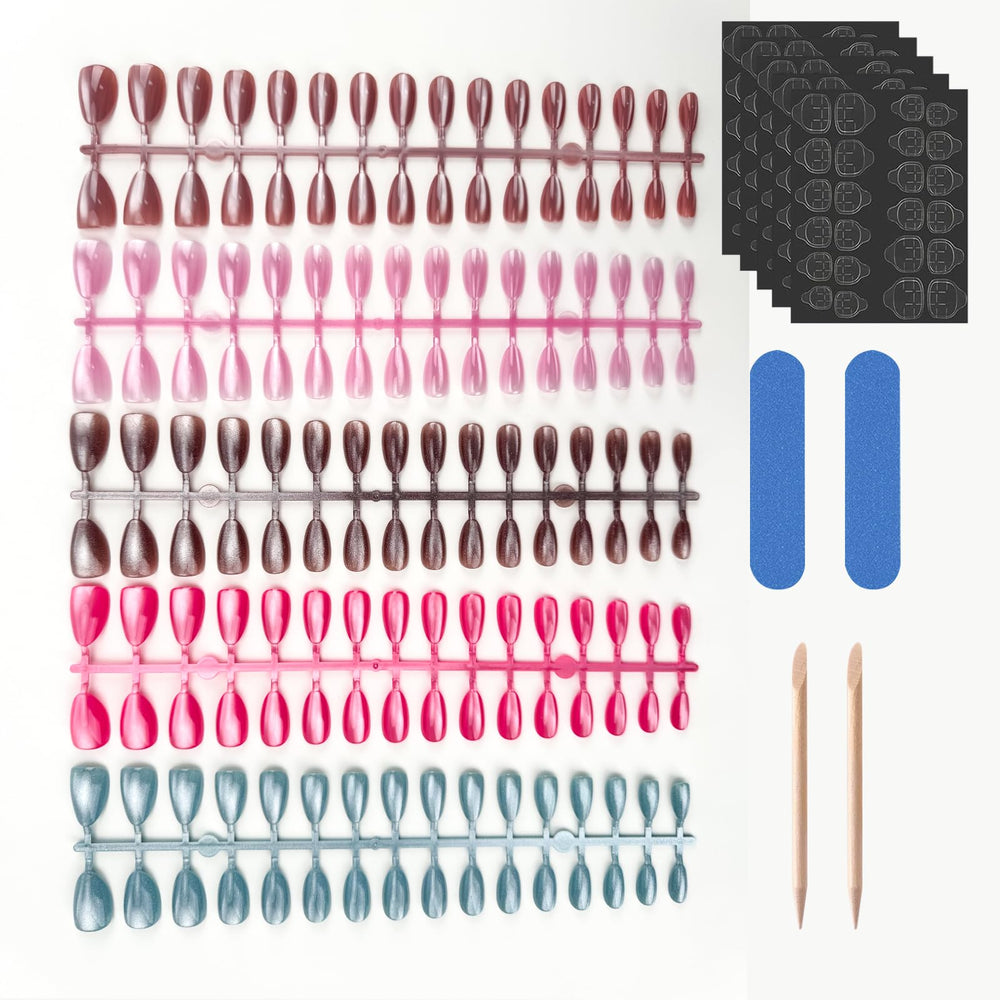 Puyokinm mini file and sticks aid precise shaping.