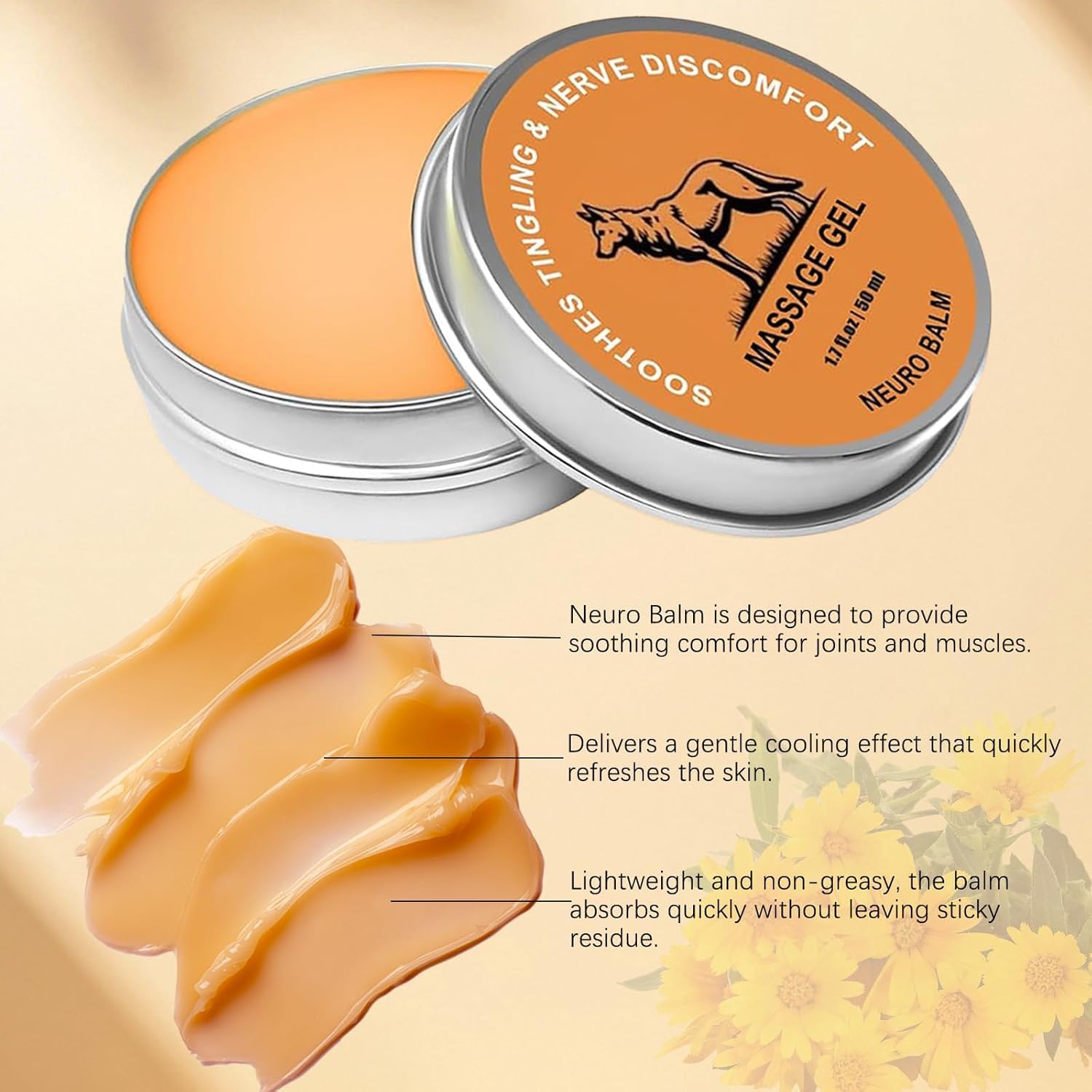 Hands massage Pwkvsn Neuro Balm for joints after activity