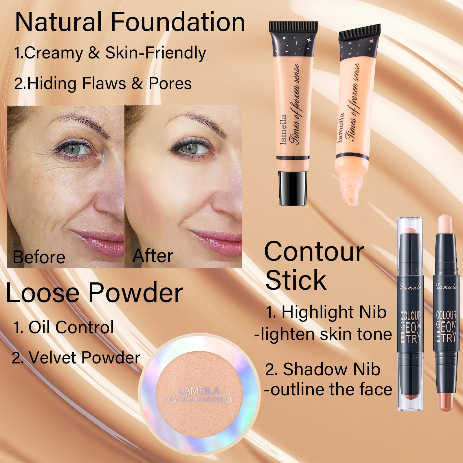 PWYSHXDF contour stick for defined, sculpted features