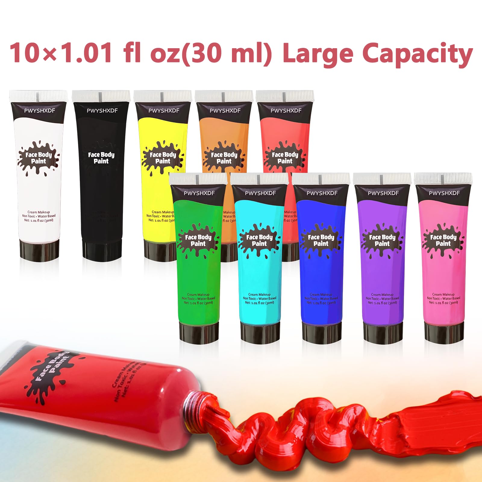 PWYSHXDF non-toxic pigments are gentle on skin for comfortable wear during events.