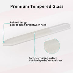 PYD Life washable and reusable nail file blank for home and professional use.