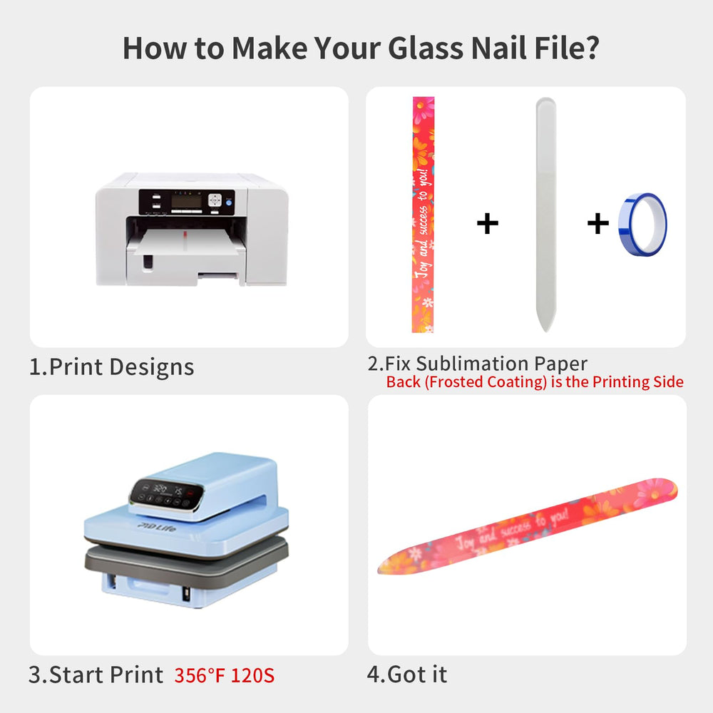 PYD Life salon-grade nail file blank for technicians and studios.