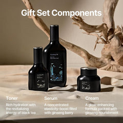Pyunkang Yul Black Tea line set on dresser evokes calm ritual
