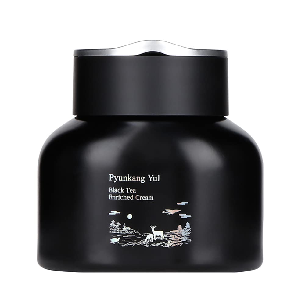 Pyunkang Yul PKY Black Tea Cream jar with rich hydration for daily use.
