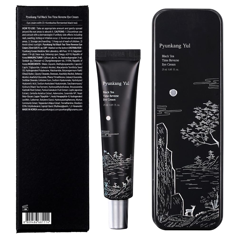 Pyunkang Yul PKY Eye Cream application on finger shows smooth texture