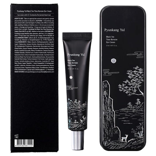 Pyunkang Yul PKY Eye Cream application on finger shows smooth texture