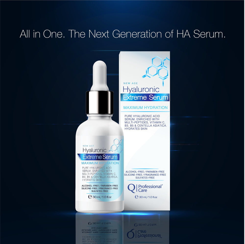 Q|Professional Care Serum for Face gel texture ideal before makeup routine.