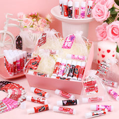 QAUYETM flavored lip balms – honey, vanilla, mint, rose, strawberry, jasmine.