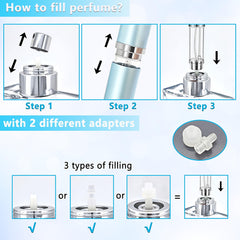 Qavhun PCTG inner bottle keeps fragrance safe and portable.