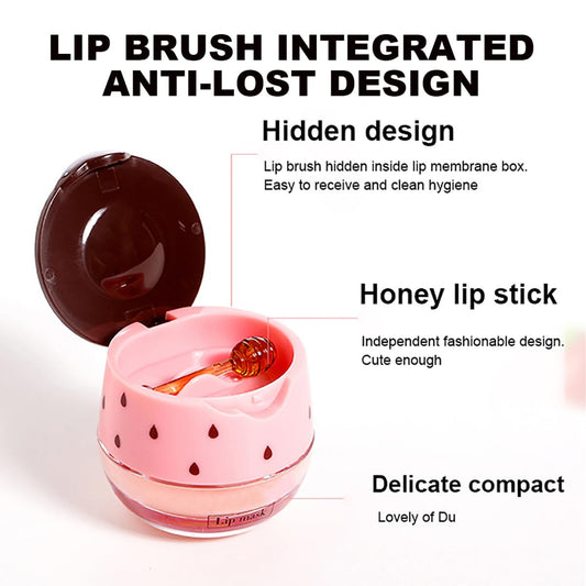 QBPPSSRY lip balm sleeping mask back packaging detailing ingredients and benefits