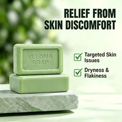 Qbustv Veloma rich lather texture on skin demonstrating deep clean