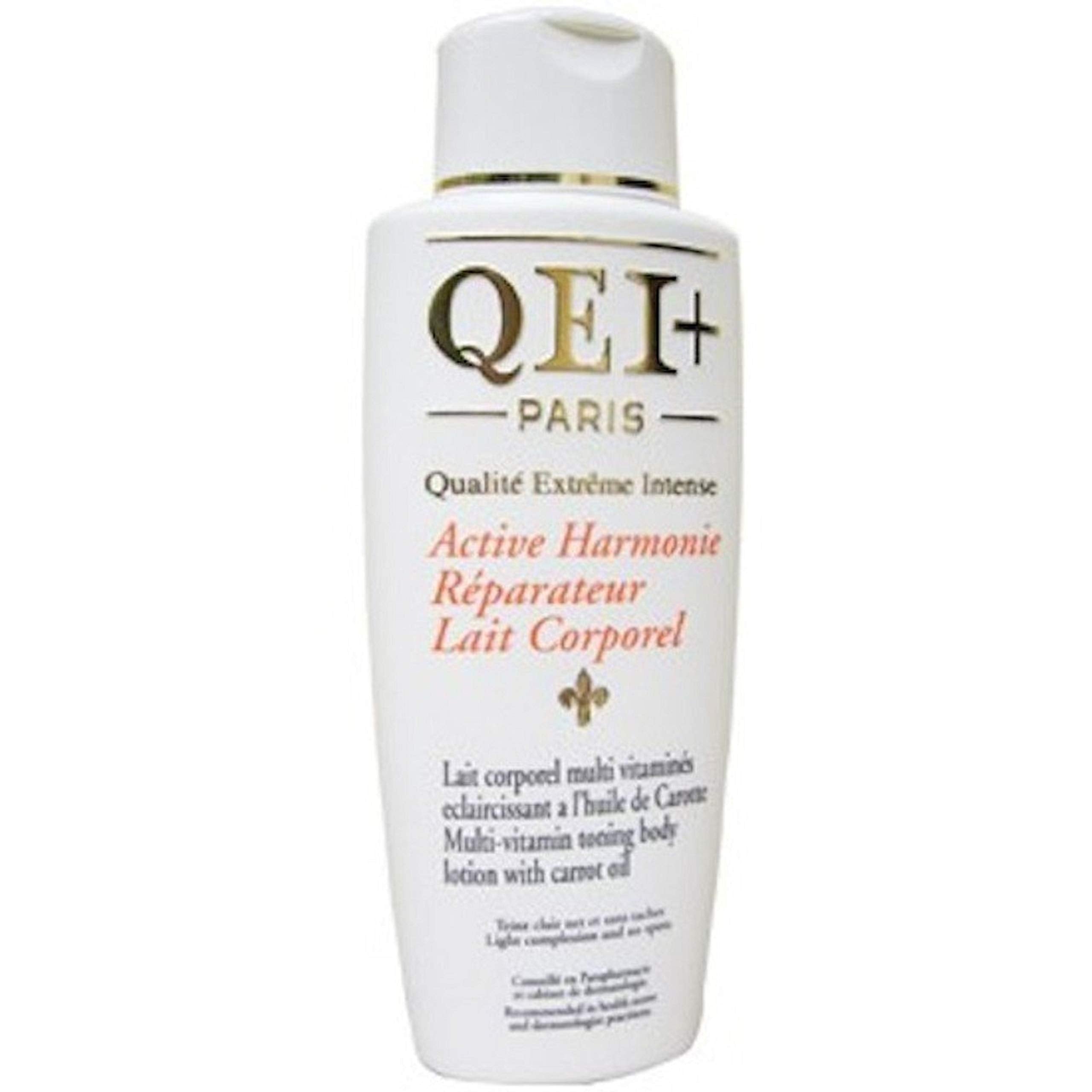 Qei+ Paris Active Harmonie cream texture, smooth application for daily moisture and vitality.