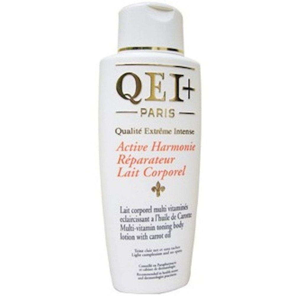 Qei+ Paris Active Harmonie cream texture, smooth application for daily moisture and vitality.