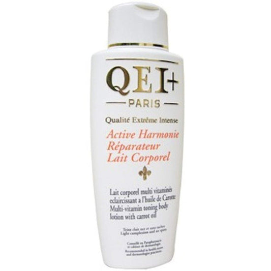 Qei+ Paris Active Harmonie cream texture, smooth application for daily moisture and vitality.