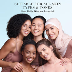 QGGQ Dark Spot Serum after-use glow with improved clarity