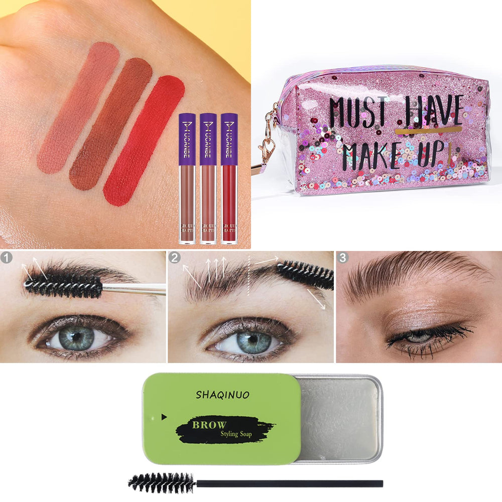 QiBest brow soap kit for fuller, textured brows