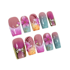 Qicaijia reusable acrylic nails designed for multiple uses with care.