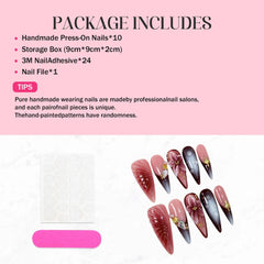 Qicaijia included jelly glue and nail file simplify at-home fitting.