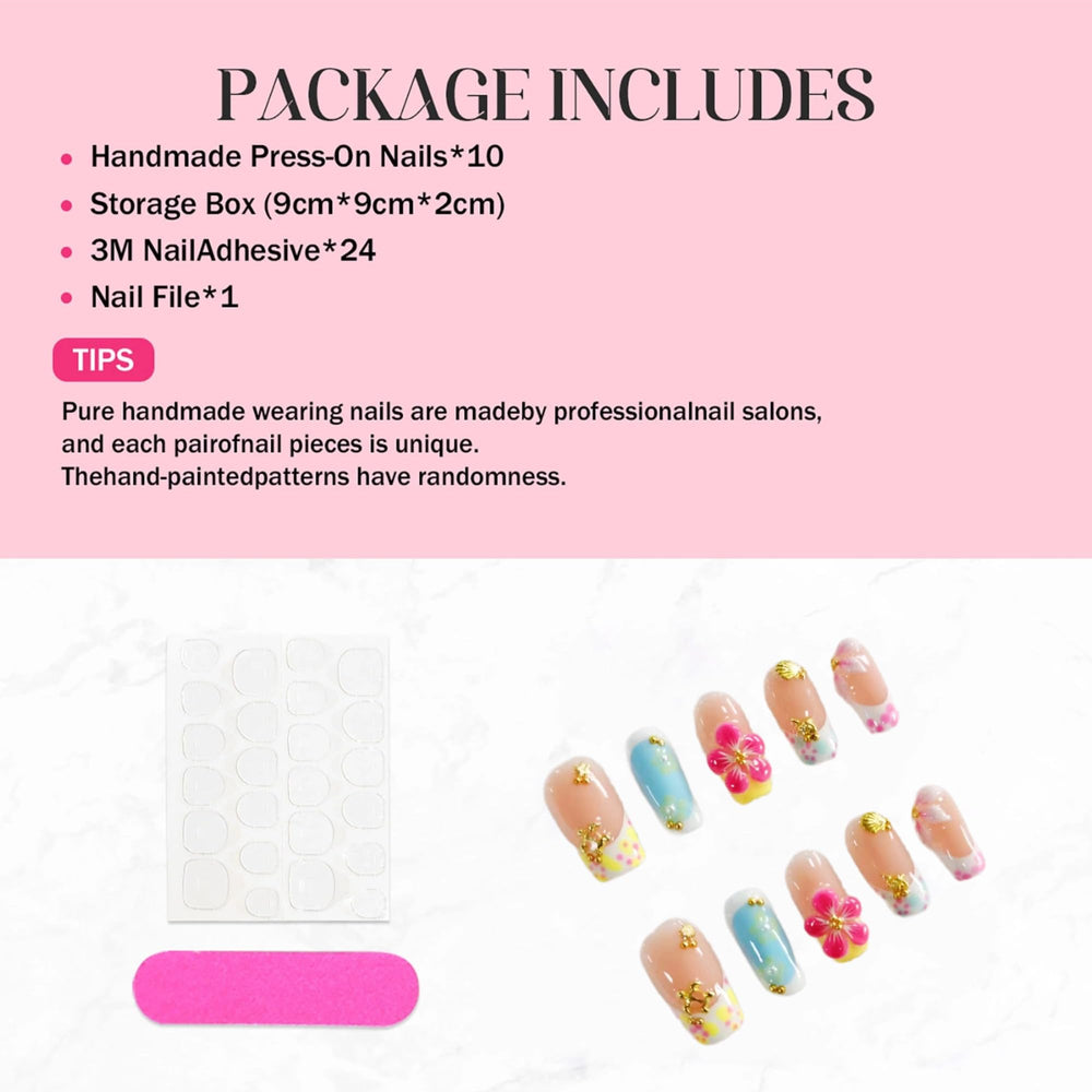 Qicaijia nails with charms add playful, chic detail.
