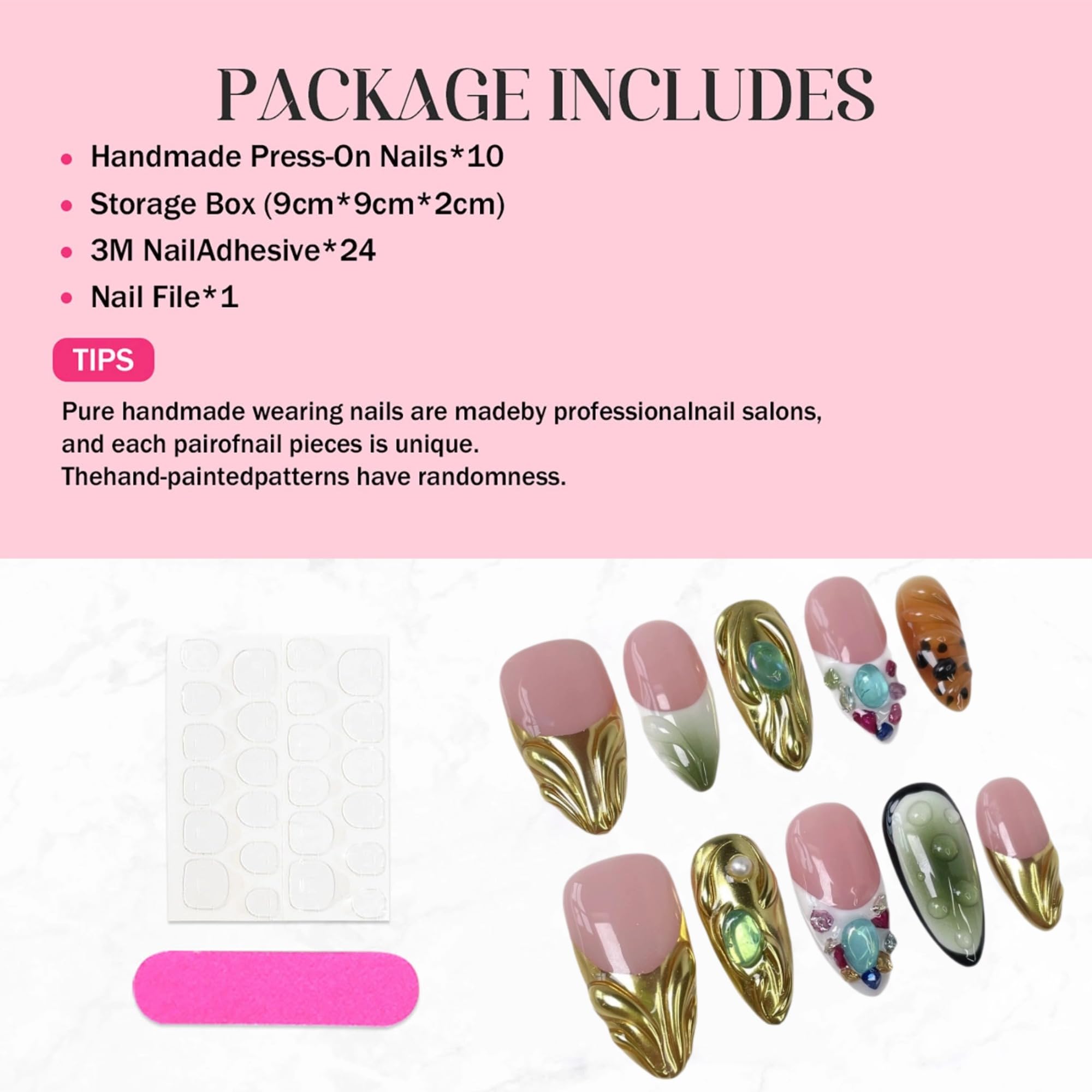 Qicaijia reusable ABS nails designed for multiple wears