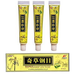 QICAOGANGMU Chinese herbal cream pack of 3 for versatile skin care and daily relief.