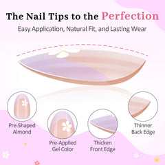 QIEK nail glue tube with LED-friendly option for stronger hold.