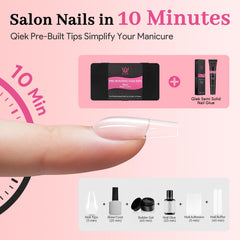 QIEK included nail file for shaping and blending