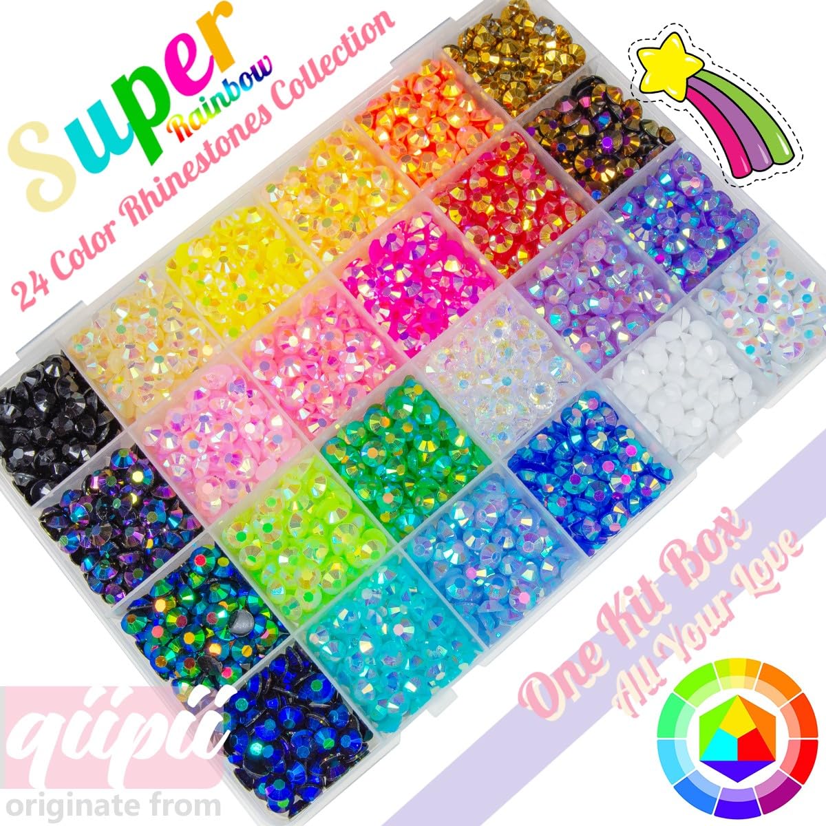 Qiipii B7000 glue included for crafting with precision tip